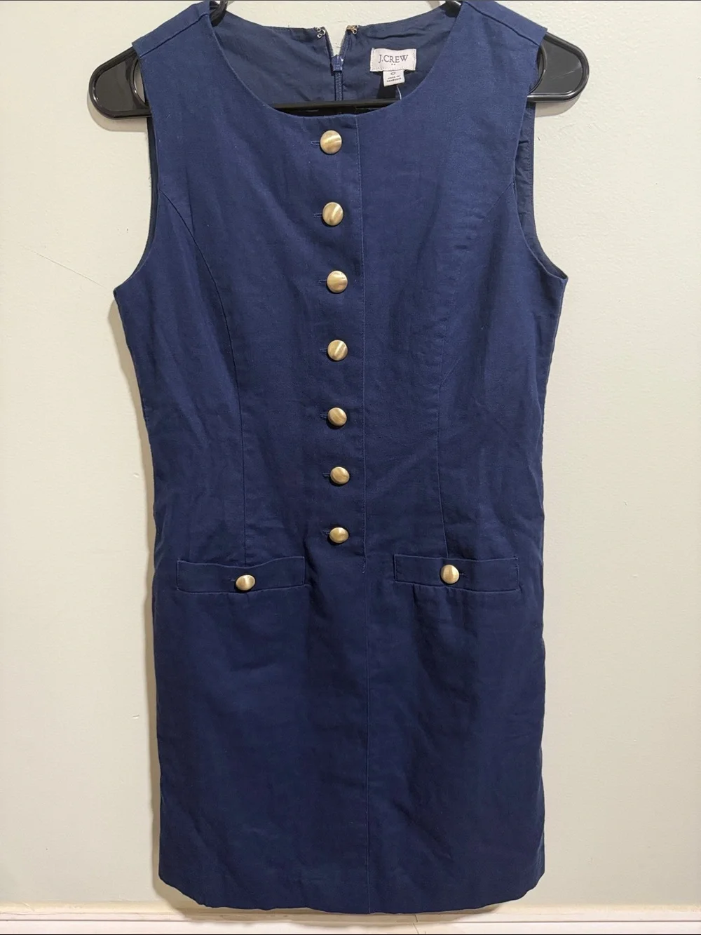 J. Crew Linen-Blend Dress NWT! Size 0